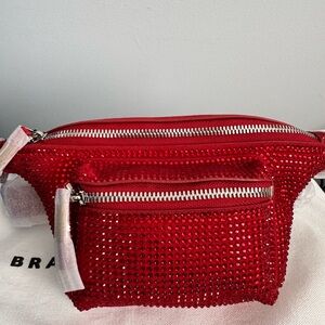 Brandon Blackwood Red Crystal Braulio Belt Bag